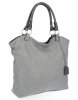 Torebka Damska Shopper Bag XL firmy Hernan Jasno Szara